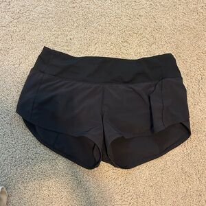 lululemon athletica Black Athletic Shorts